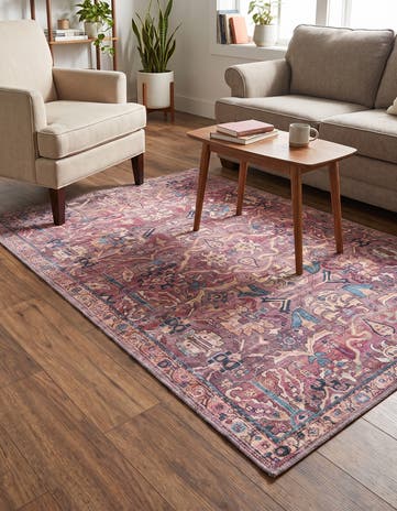 4' x 6' Washable Nostalgia Rug