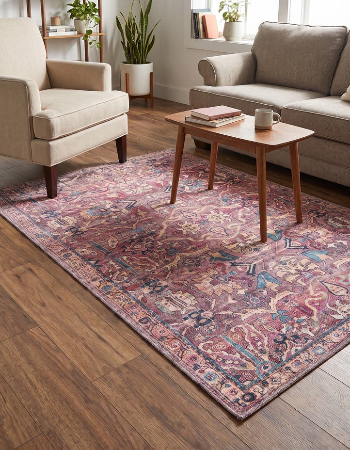 4' x 6' Washable Nostalgia Rug