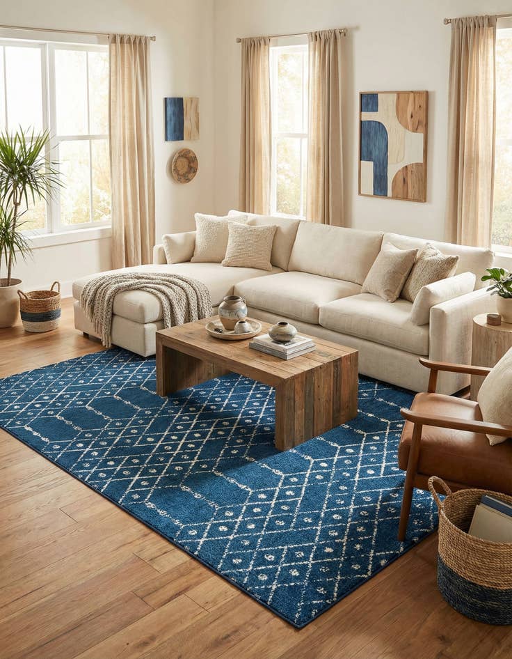 Detail image of 10' x 13' Paxon Trellis Rug