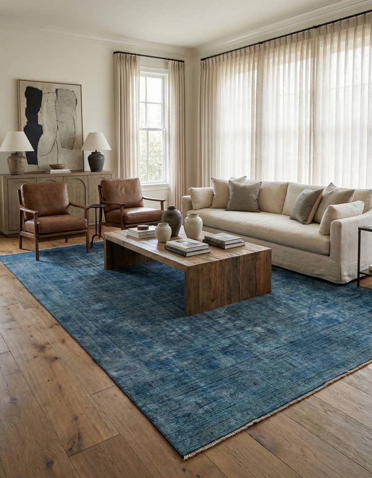 Detail image of 8' 7 x 12' 2  Hand Knotted Ultra Vintage Persian Wool Rug