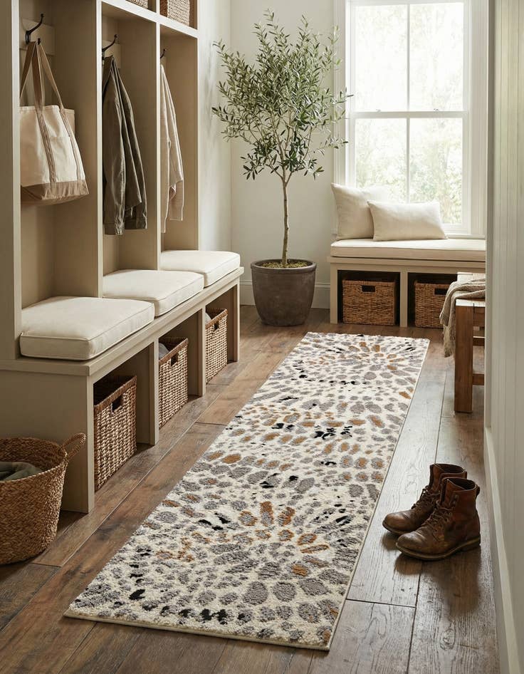 Detail image of 2' x 8' Sepia Runner Rug