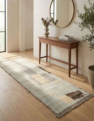 3' 2 x 9' 10 Hand Knotted Beni Marok Rug