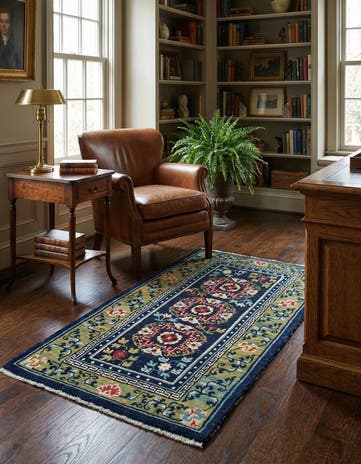 2' 4 x 4' 5 Hand Knotted Tibet Rug