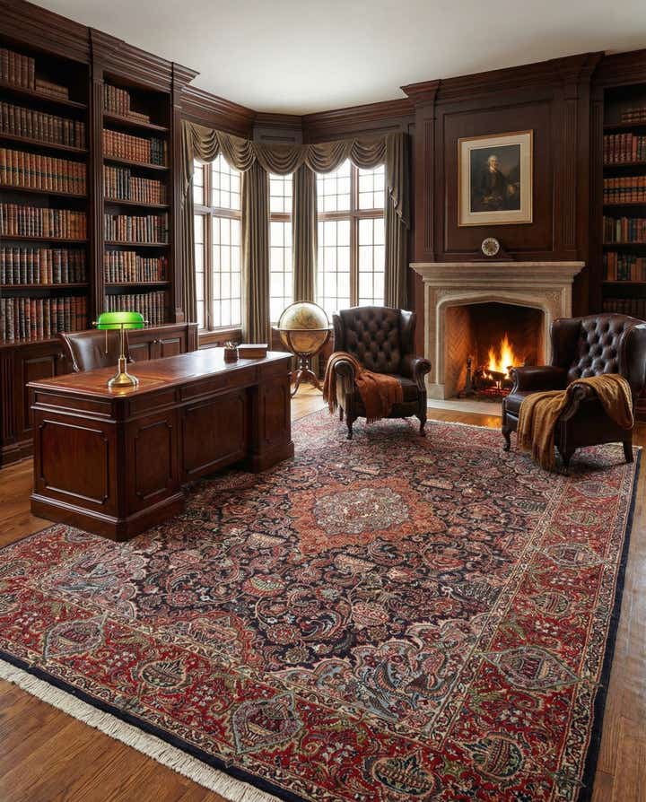 9' 7 x 13' Kashmar Wool Rug