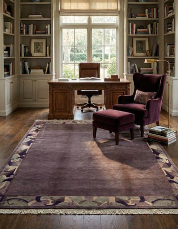 7' 7 x 10' 9 Hand Knotted Nepal Wool Rug