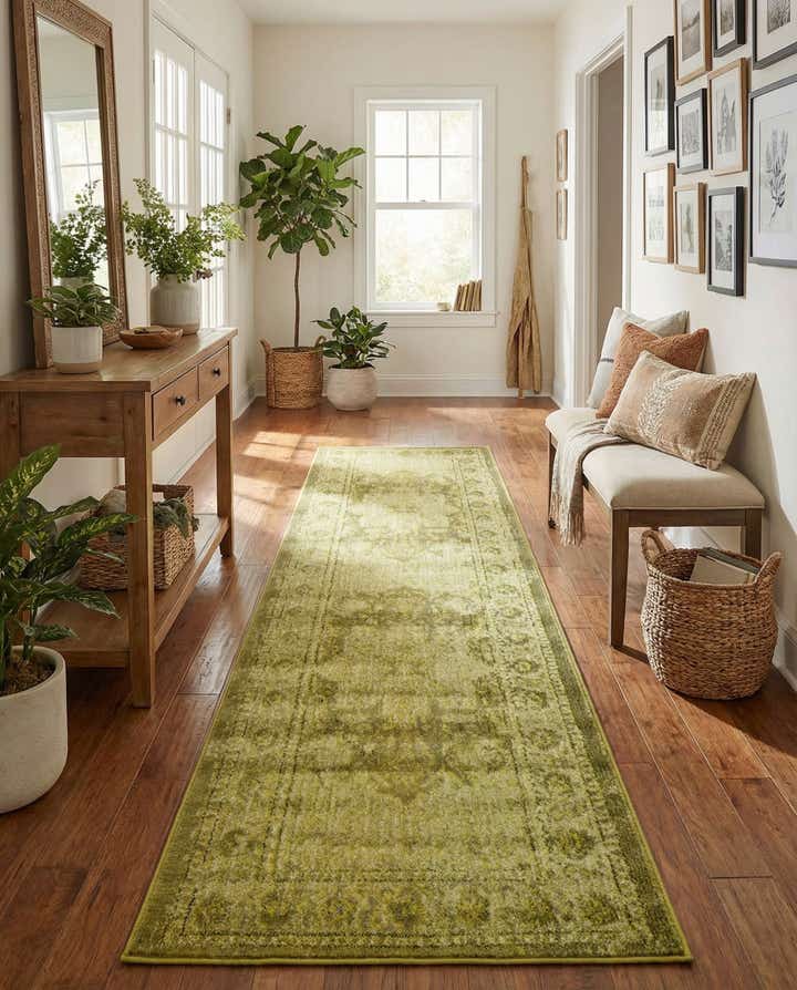 2' 7 x 10' Washable Fleur Runner Rug