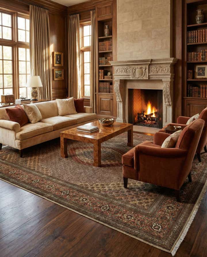 9' 10 x 12' 11 Tabriz Mahi Rug