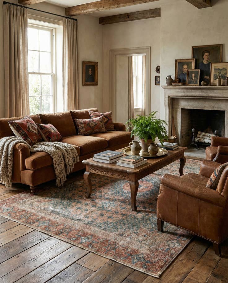 Detail image of 6' 5 x 8' 10 Hand Knotted Ultra Vintage Persian Wool Rug