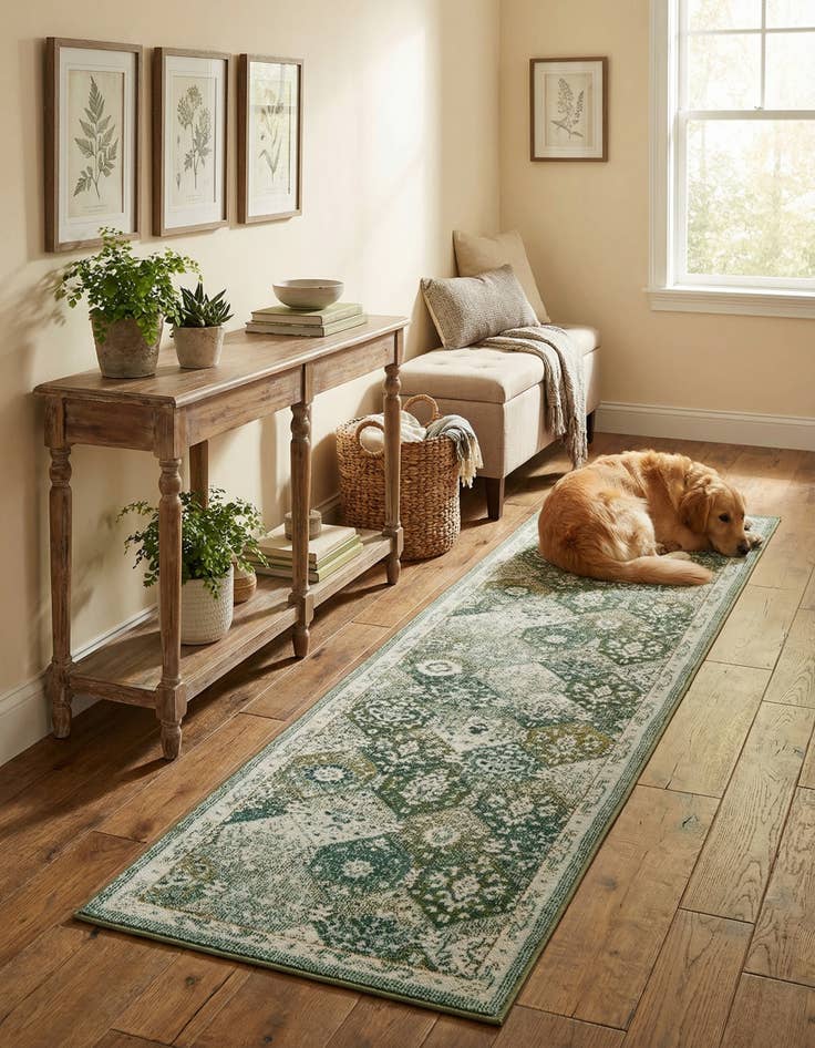 Detail image of 2' 7 x 10' Carrington Runner Rug