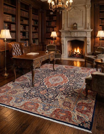 9' 8 x 13' 1 Kashmar Wool Rug