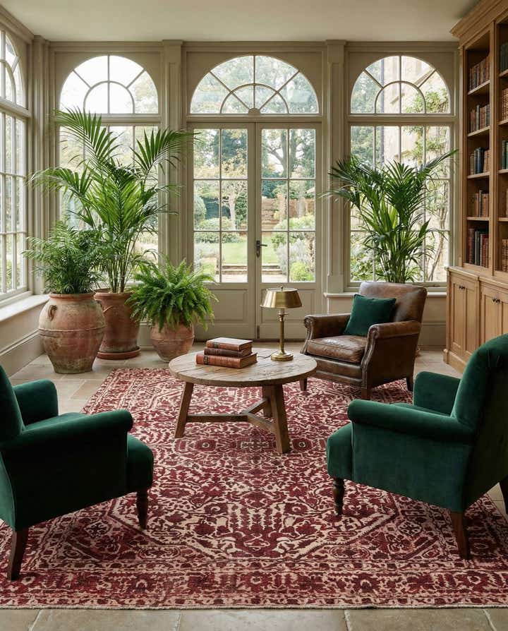 7' 10 x 11' 4 Vintage Royal Wool Rug