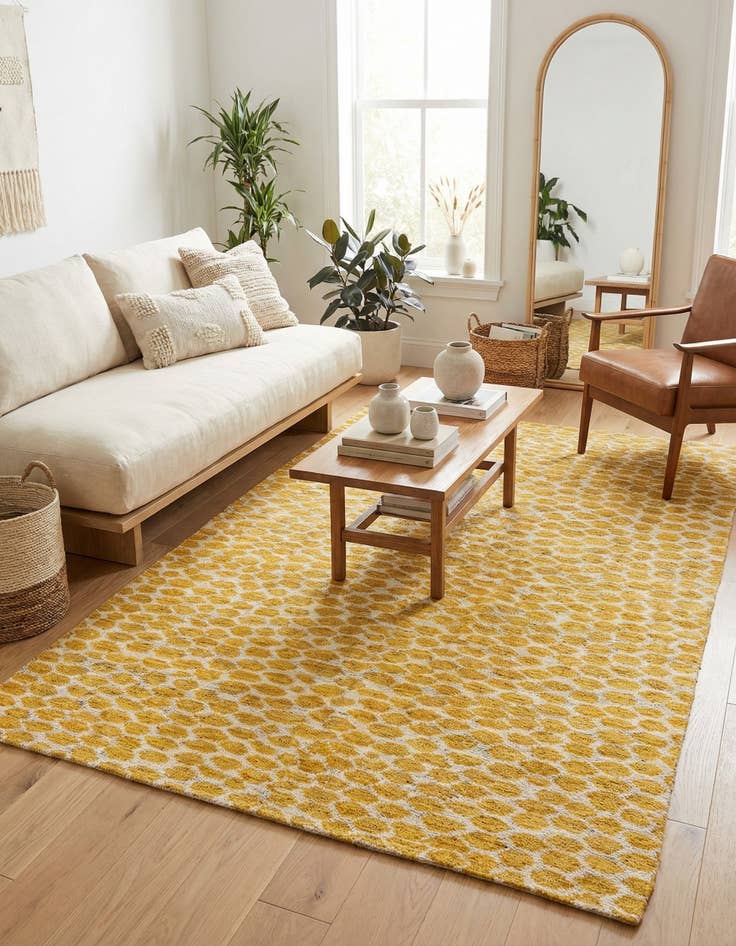 Detail image of 6' x 9' 1  Hand Knotted Moroccan Wool Rug