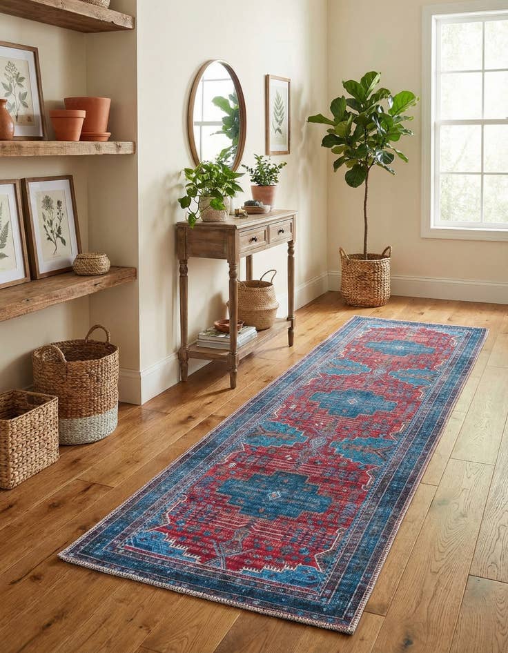 Detail image of  2' x 10'  Washable Mangata Runner Rug