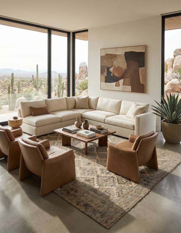 Detail image of  6' 10 x 9' 7  Hand Knotted Kilim Maymana Wool Rug