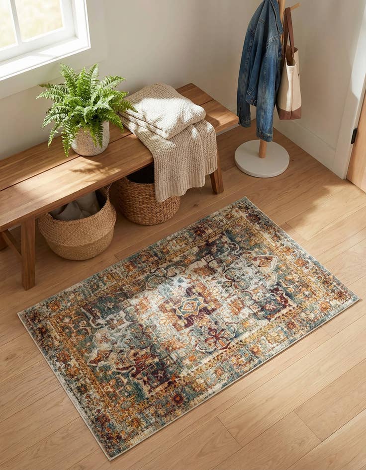 Detail image of 1' 4 x 1' 4 Isabella Sample Rug