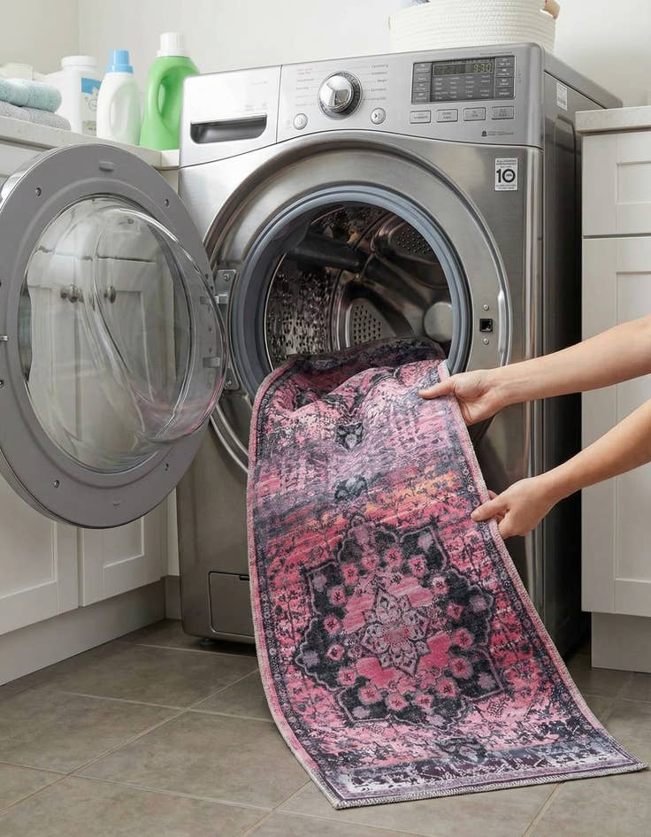 Detail image of 2' x 8'  Washable Renaissance Runner Rug