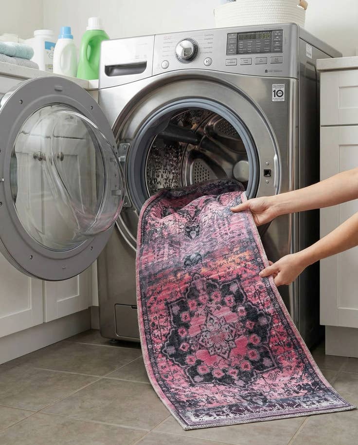 Detail image of 2' x 8' Washable Renaissance Runner Rug