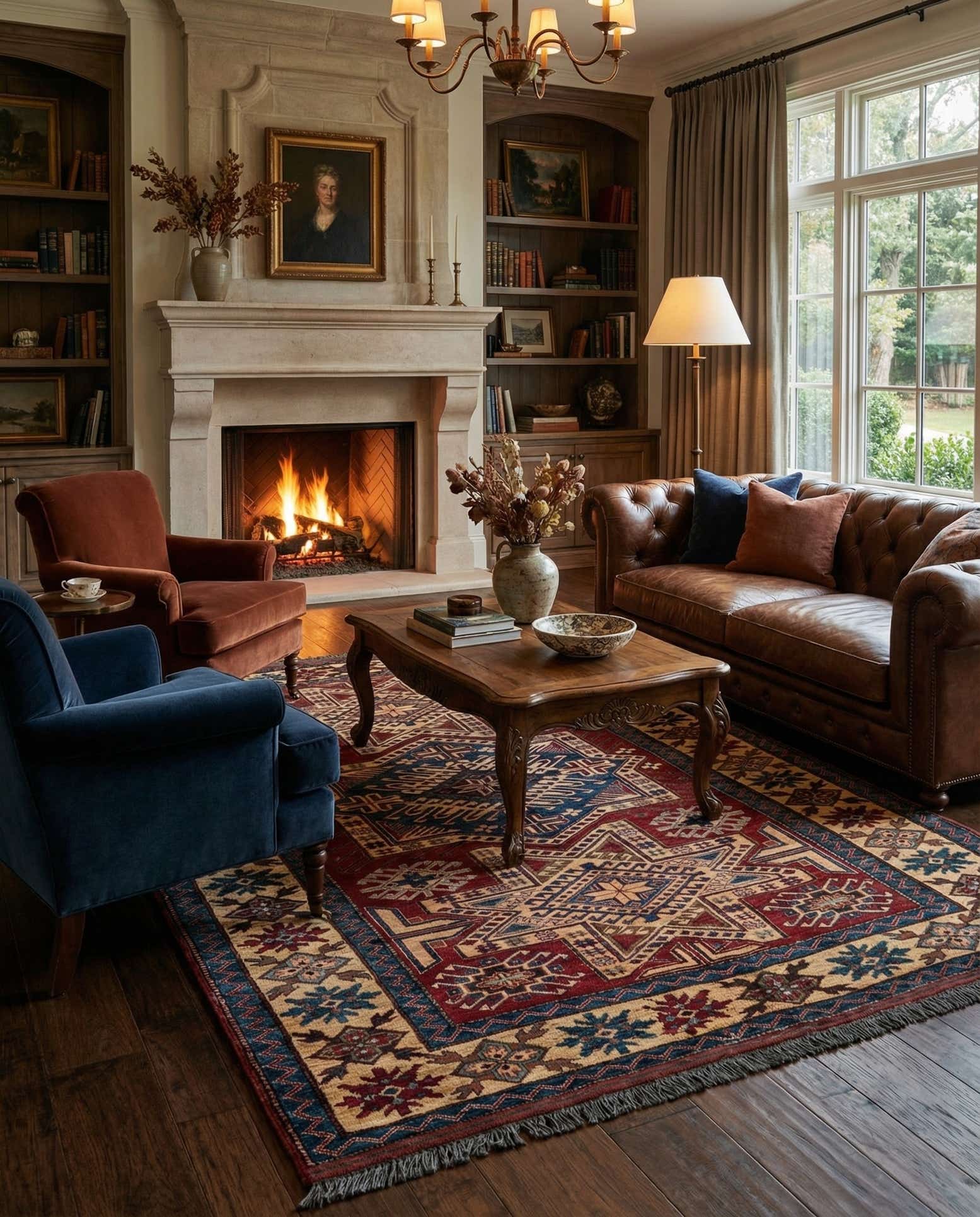 5' x 7' 2 Hand Knotted Kazak Wool Rug