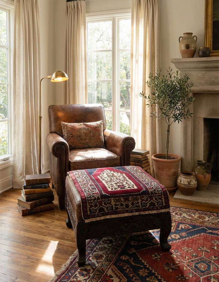 Detail image of 2' 8 x 4' 2  Hand Knotted Anatolian Oriental Wool Rug