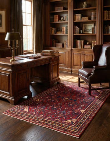 3' 10 x 5' 1 Hossainabad Rug