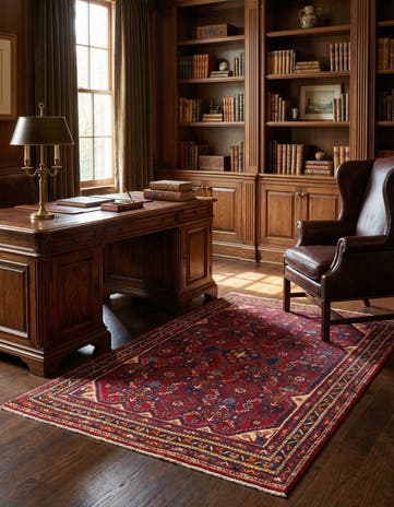 3' 10 x 5' 1 Hossainabad Rug