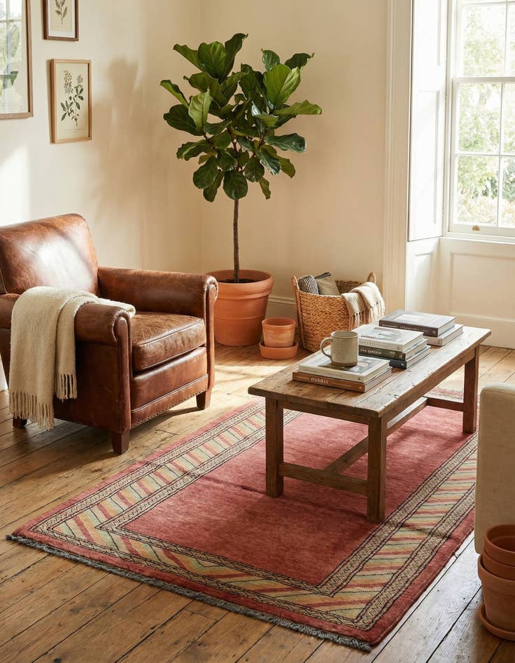 Detail image of  3' 3 x 5' 3  Hand Knotted Kashkuli Gabbeh Oriental Wool Rug