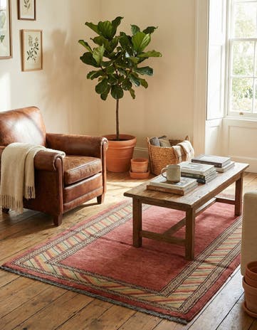 3' 3 x 5' 3 Hand Knotted Kashkuli Gabbeh Oriental Wool Rug