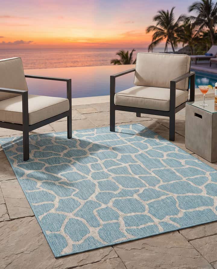 4' x 6' Easy-Clean Safari Indoor / Outdoor Rug