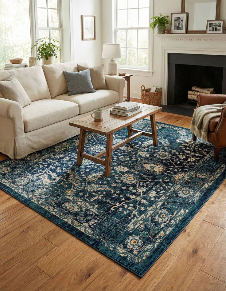 Detail image of 6' x 6' Stockholm Square Rug