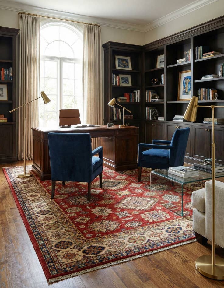 Detail image of 8' 2 x 10' Kazak Wool Rug