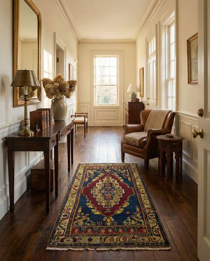 5' 4 x 9' 10 Hand Knotted Anatolian Wool Runner Rug
