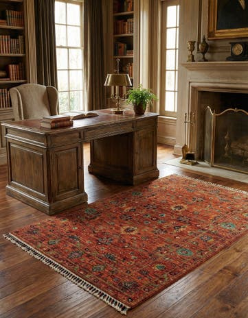 4' 2 x 6' Samarkand Wool Rug