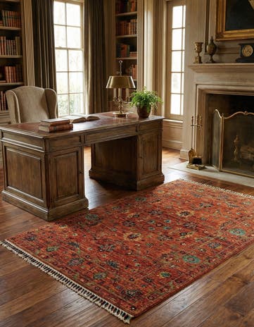 4' 2 x 6' Samarkand Wool Rug
