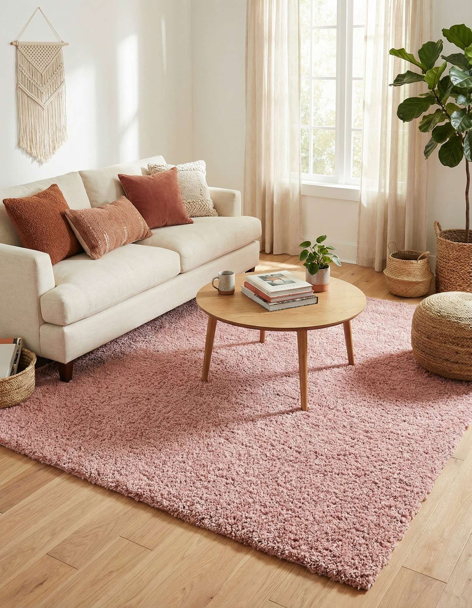 6' 9 x 6' 9 Zermatt Shag Square Rug