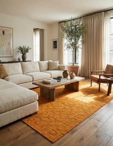 6' 9 x 9' 7 Hand Woven Kilim Modern Wool Rug