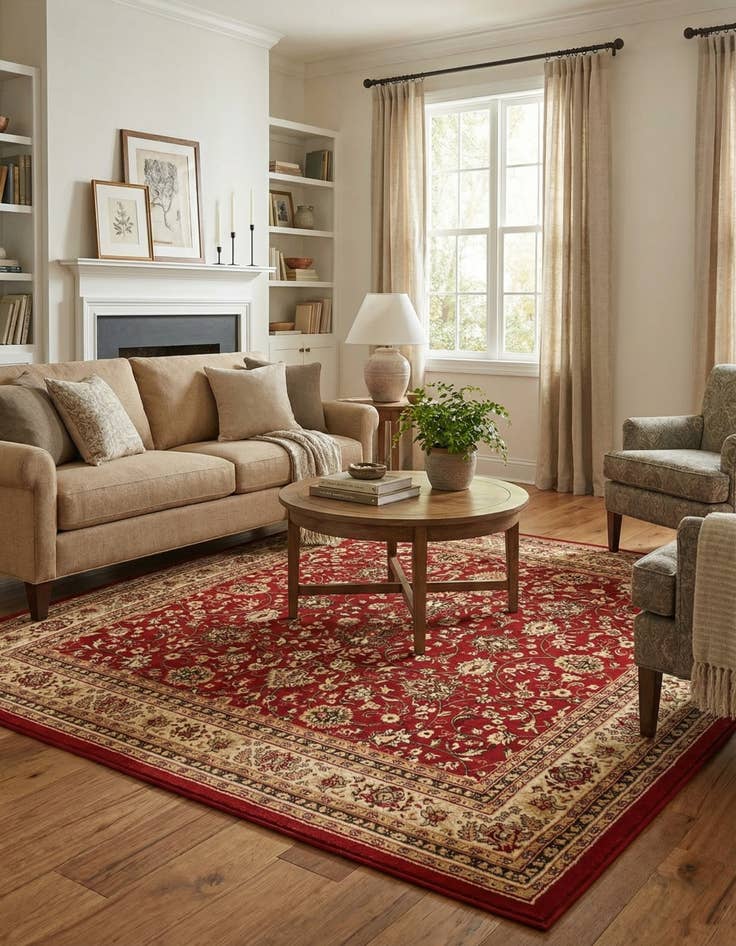 Detail image of  10' x 10' Yasmin Square Rug