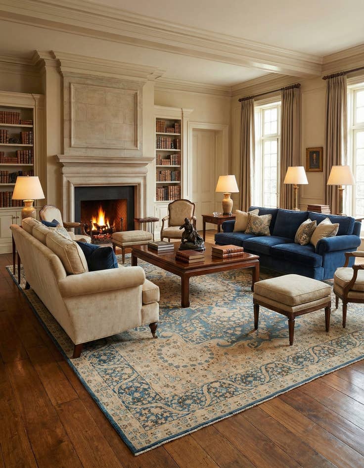 Detail image of 9' 10 x 13' 5 Vintage Royal Rug