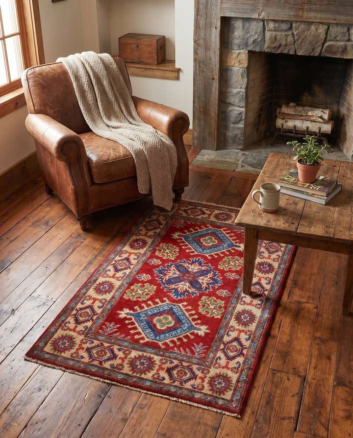 2' 8 x 4' 2 Hand Knotted Kazak Rug