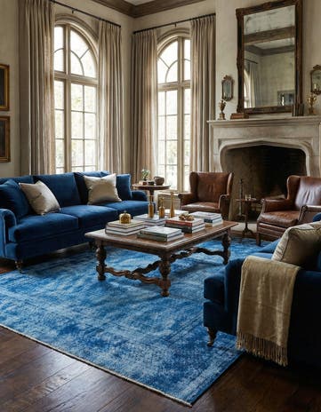 8' 10 x 11' 9 Vintage Royal Wool Rug