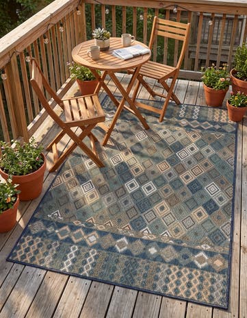 4' x 6' Easy-Clean Baja Indoor / Outdoor Rug