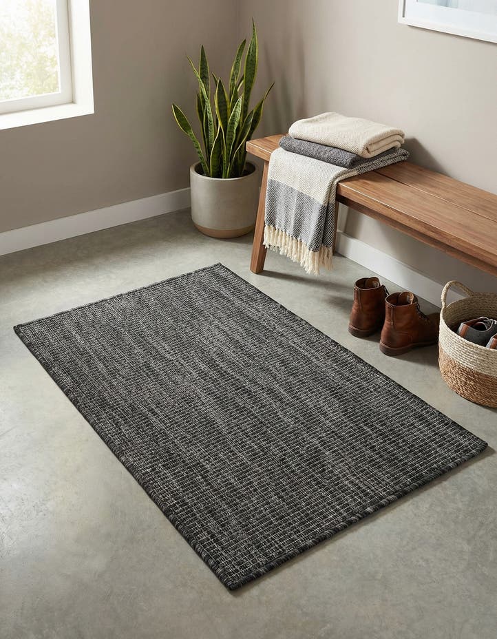 2' x 3' 1 Easy-Clean Solid Indoor / Outdoor ...