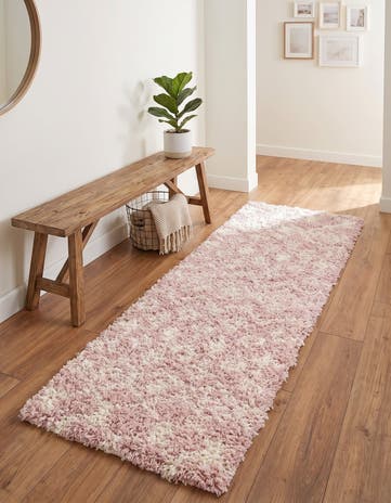 2' x 5' Moroccan Trellis Shag Runner Rug