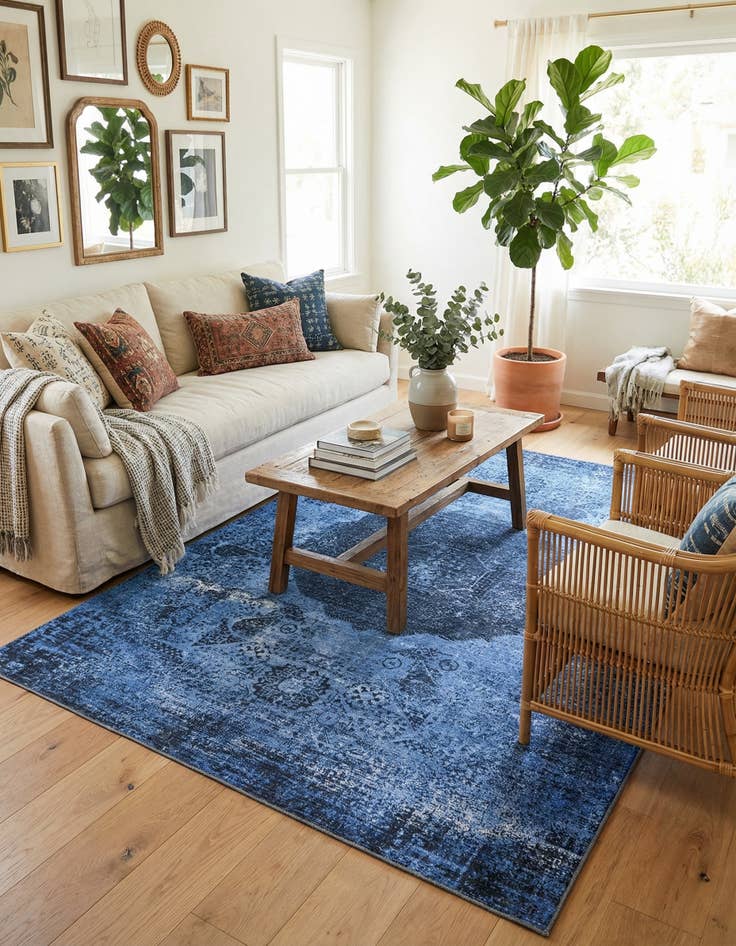 Detail image of  6' x 9'  Washable Yara Rug