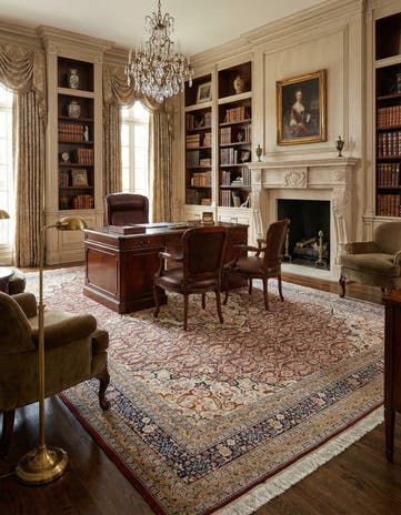 9' 4 x 12' 10 Hand Knotted Tabriz Persian Wool Rug