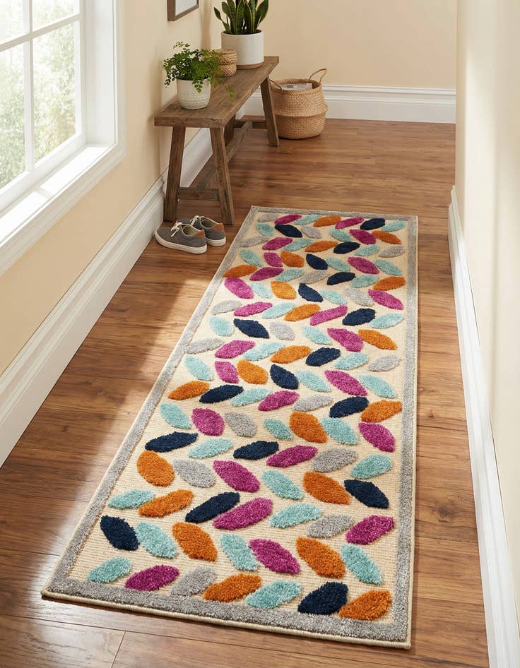Detail image of  2' x 6'  Washable Aruba Indoor / Outdoor Runner Rug