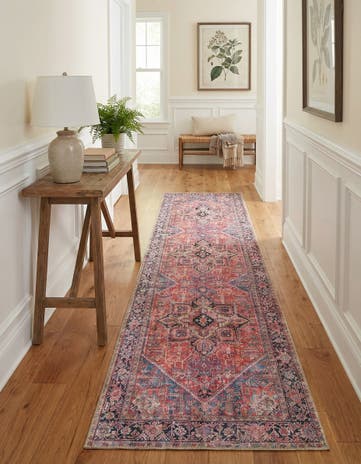 2' 6 x 16' 5 Washable Timeless Runner Rug