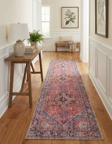 2' 6 x 16' 5 Washable Timeless Runner Rug