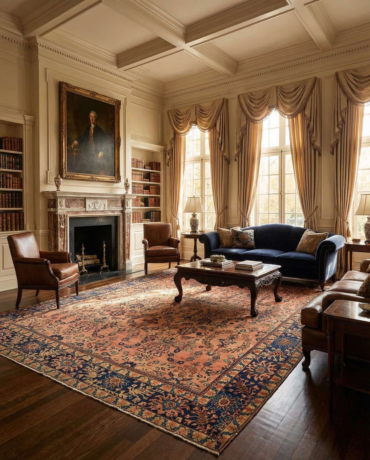 10' 8 x 13' 3 Hand Knotted Liliyan Persian Wool Rug