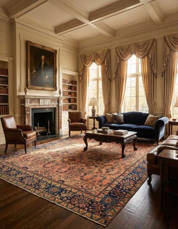 10' 8 x 13' 3 Hand Knotted Liliyan Persian Wool Rug
