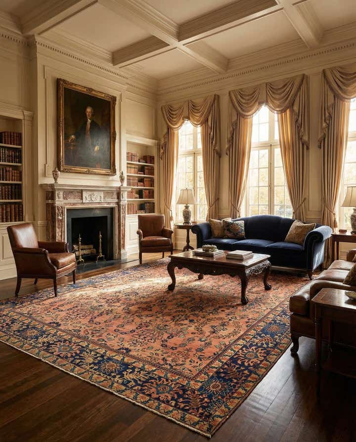 10' 8 x 13' 3 Hand Knotted Liliyan Persian Wool Rug